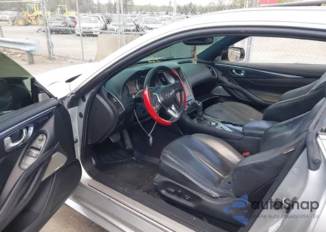 2017 Infiniti Q60 3.0T Red Sport 400 from USA, damaged, VIN JN1FV7EK7HM610841